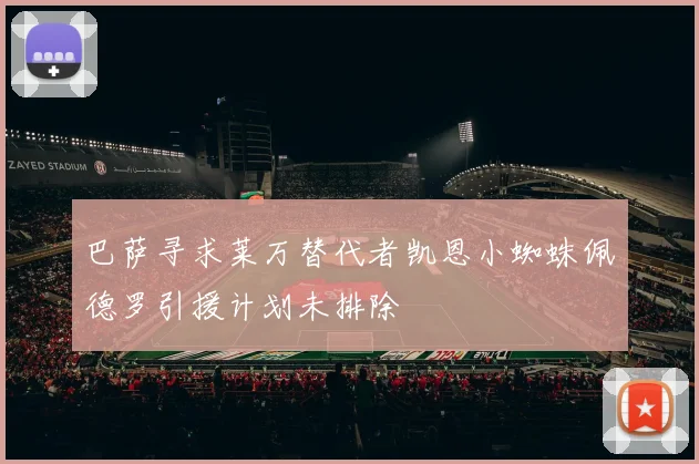 巴萨寻求莱万替代者凯恩小蜘蛛佩德罗引援计划未排除